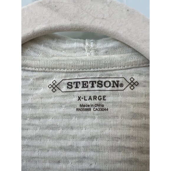 Stetson Hooded Open Front Cardigan Women XL Striped Floral Embroidered Boho NEW - Picture 4 of 8